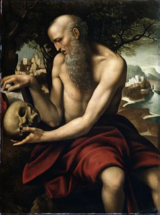 Framed Print : Saint Jerome, late 15th or early 16th century. Artist: Cesare da Sesto Framed Print : Saint Jerome, late 15th or early 16th century. Artist: Cesare da Sesto