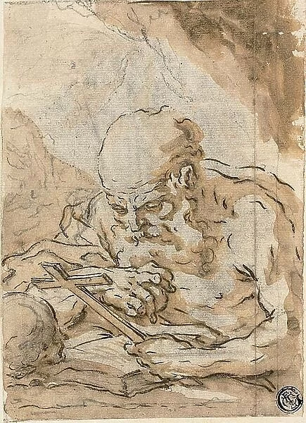 Saint Jerome, n.d. Creator: Giuseppe Maria Crespi
