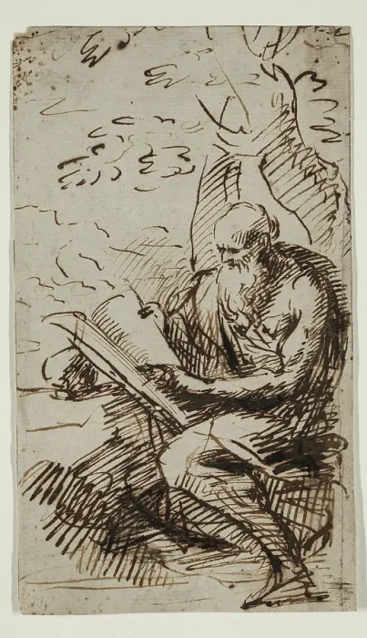 Framed Print : Saint Jerome in the Wilderness, after 1650. Creator: Bartolome Esteban Murillo Framed Print : Saint Jerome in the Wilderness, after 1650. Creator: Bartolome Esteban Murillo