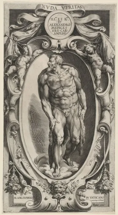 Framed Print : Saint John the Baptist, 1591. Creator: Cherubino Alberti Framed Print : Saint John the Baptist, 1591. Creator: Cherubino Alberti