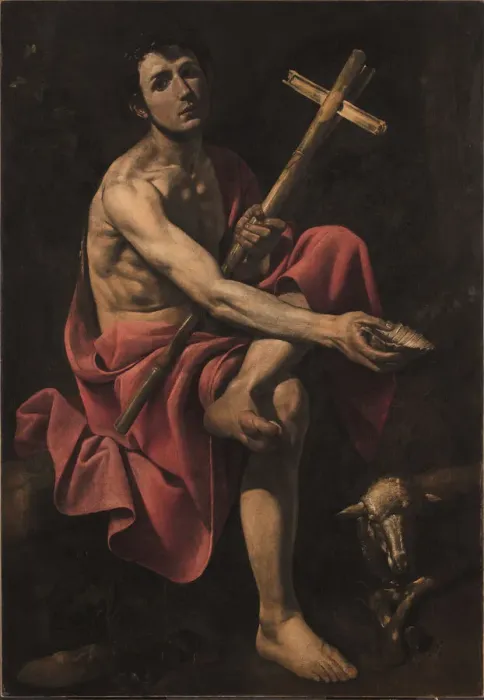 Framed Print : Saint John the Baptist, c. 1610. Creator: Tanzio da Varallo (Antonio d Enrico) (c Framed Print : Saint John the Baptist, c. 1610. Creator: Tanzio da Varallo (Antonio d Enrico) (c