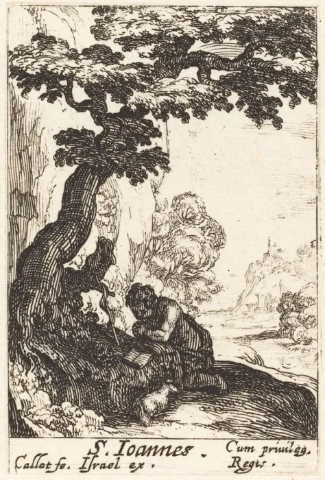 Framed Print : Saint John the Baptist. Creator: Jacques Callot Framed Print : Saint John the Baptist. Creator: Jacques Callot