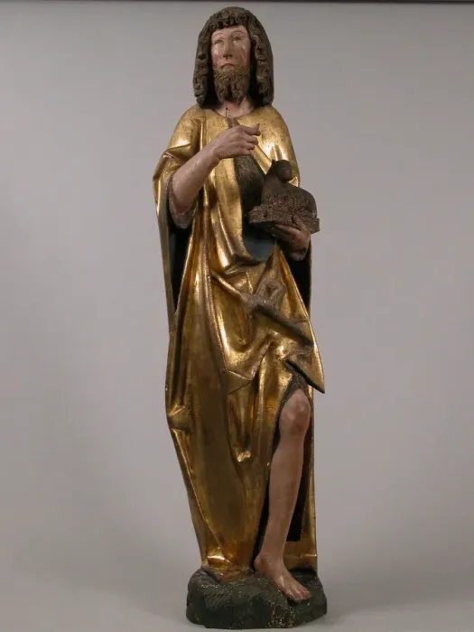 Framed Print : Saint John the Baptist, German, 15th-16th century. Creator: Unknown Framed Print : Saint John the Baptist, German, 15th-16th century. Creator: Unknown