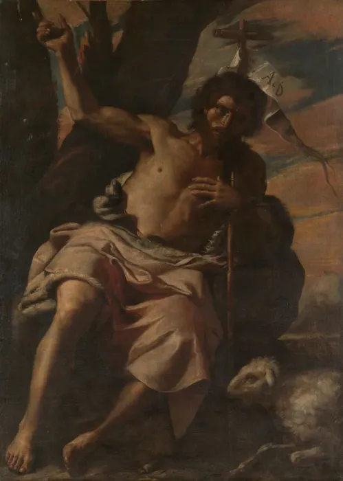 Framed Print : Saint John the Baptist Preaching, ca. 1650. Creator: Mattia Preti Framed Print : Saint John the Baptist Preaching, ca. 1650. Creator: Mattia Preti