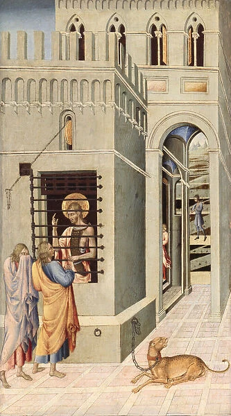 Saint John the Baptist in Prison Visited by Two Disciples, 1455 / 60