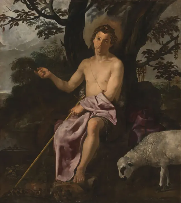 Framed Print : Saint John the Baptist in the Wilderness, ca. 1622. Creator: Diego Velasquez Framed Print : Saint John the Baptist in the Wilderness, ca. 1622. Creator: Diego Velasquez