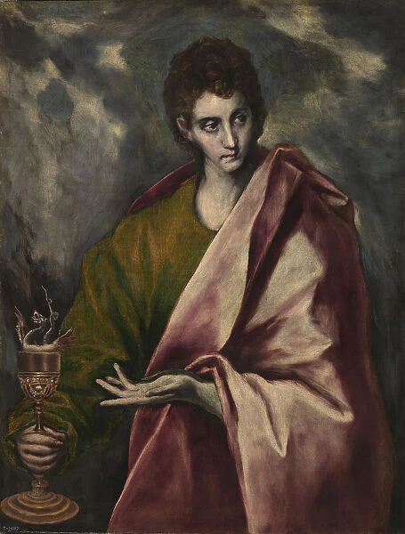 Saint John the Evangelist, c. 1605. Artist: El Greco, Dominico (1541-1614)