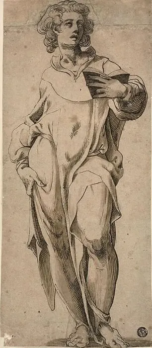 Framed Print : Saint John the Evangelist, n.d. Creator: Abraham Bloemaert Framed Print : Saint John the Evangelist, n.d. Creator: Abraham Bloemaert
