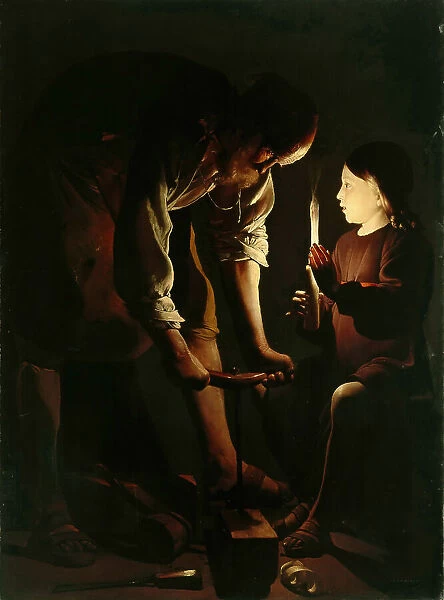 Saint Joseph, the Carpenter, 1642-1643. Creator: La Tour, Georges, de (1583-1652)