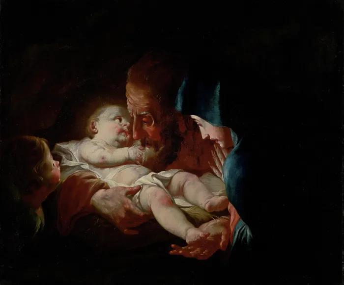 Framed Print : Saint Joseph with Family, 1760-1780. Creator: Circle of Josef Ignaz Mildorfer Framed Print : Saint Joseph with Family, 1760-1780. Creator: Circle of Josef Ignaz Mildorfer