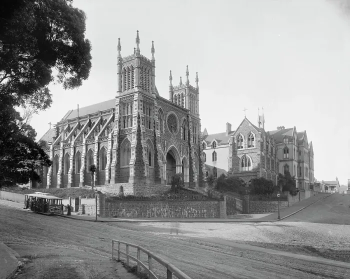 Framed Print : Saint Joseph's Roman Catholic Cathedral, c1910s. Creator: Muir & Moodie Framed Print : Saint Joseph's Roman Catholic Cathedral, c1910s. Creator: Muir & Moodie