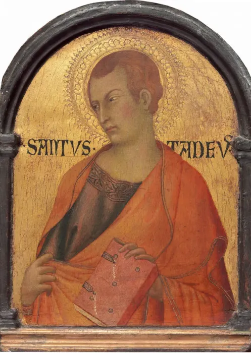 Framed Print : Saint Judas Thaddeus, c. 1315 / 1320. Creator: Simone Martini Framed Print : Saint Judas Thaddeus, c. 1315 / 1320. Creator: Simone Martini
