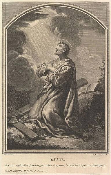 Saint Jude, 1726. Creator: Etienne Brion
