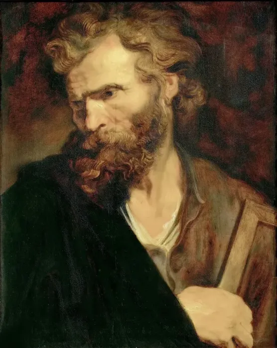 Framed Print : Saint Jude the Apostle, c. 1620. Creator: Dyck, Sir Anthony van (1599-1641) Framed Print : Saint Jude the Apostle, c. 1620. Creator: Dyck, Sir Anthony van (1599-1641)