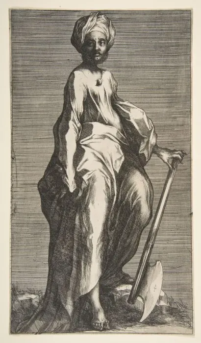 Framed Print : Saint Jude (or Saint Matthias), 1595-1616. Creator: Jacques Bellange Framed Print : Saint Jude (or Saint Matthias), 1595-1616. Creator: Jacques Bellange
