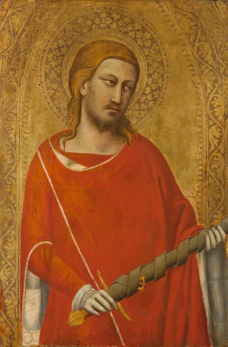 Framed Print : Saint Julian, 1340s. Creator: Taddeo Gaddi Framed Print : Saint Julian, 1340s. Creator: Taddeo Gaddi