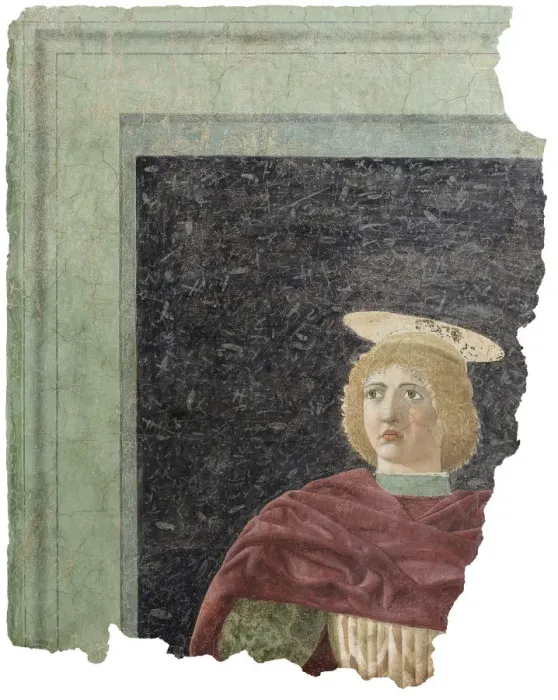Framed Print : Saint Julian, 1451-1454. Creator: Piero della Francesca (ca 1415-1492)
