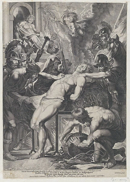Saint Lawrence at the Stake, ca. 1621-1750. Creator: Anon