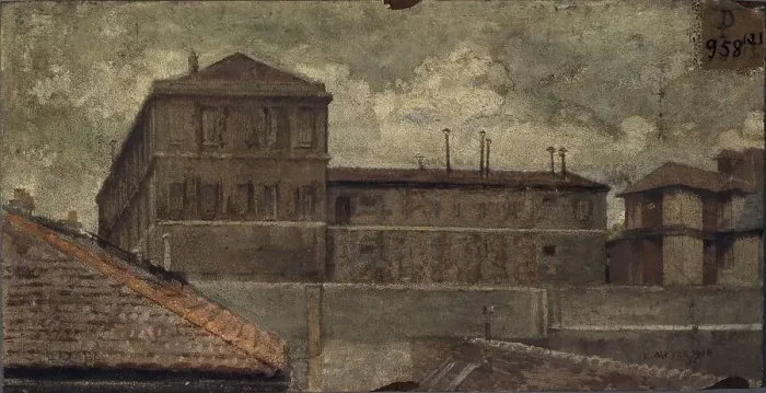 Framed Print : Saint-Lazare prison, 1908. Creator: Lazar Meyer Framed Print : Saint-Lazare prison, 1908. Creator: Lazar Meyer