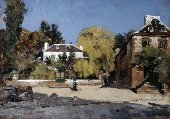 Framed Print : Saint Loup, 1869. Artist: Emmanuel Lansyer Framed Print : Saint Loup, 1869. Artist: Emmanuel Lansyer