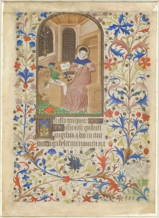 Framed Print : Saint Luke, c. 1425 / 1435. Creator: Unknown Framed Print : Saint Luke, c. 1425 / 1435. Creator: Unknown