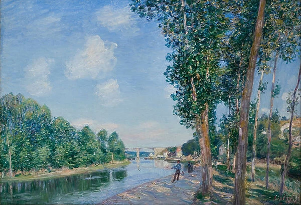 Saint-Mammes. June Sunshine, 1892. Artist: Sisley, Alfred (1839-1899)