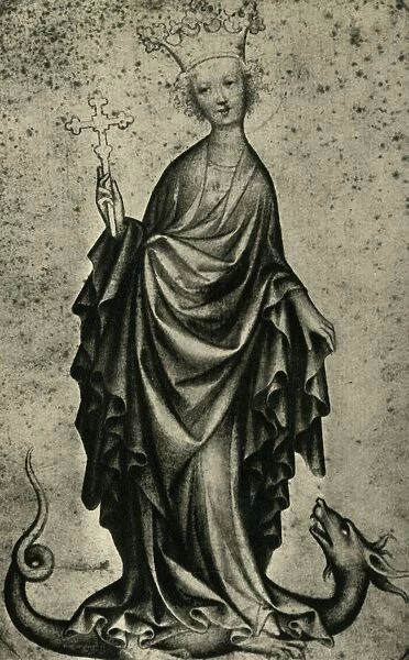 Saint Margaret, early 15th century, (1943). Creator: Unknown