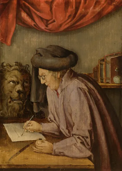 Framed Print : Saint Mark, after 1518. Creator: Leyden, Lucas, van (1489 / 94-1533) Framed Print : Saint Mark, after 1518. Creator: Leyden, Lucas, van (1489 / 94-1533)