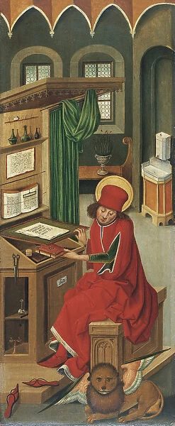 Saint Mark the Evangelist, 1478. Artist: Malesskircher, Gabriel (ca. 1425-1495)
