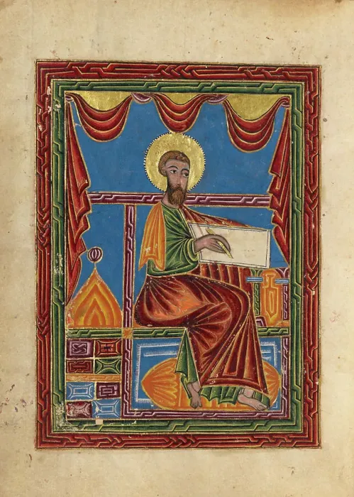 Framed Print : Saint Mark; Gospel Book, 1615. Creator: Mesrop of Khizan Framed Print : Saint Mark; Gospel Book, 1615. Creator: Mesrop of Khizan