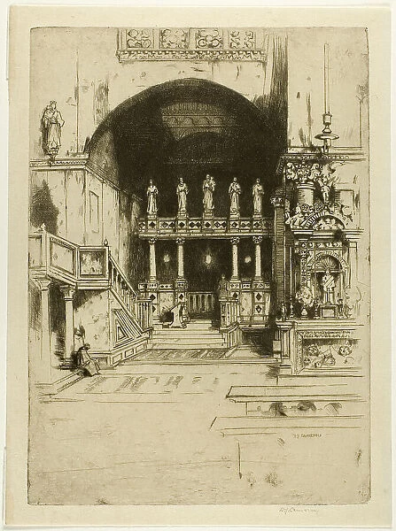 Saint Mark's, No. 3, 1900. Creator: David Young Cameron