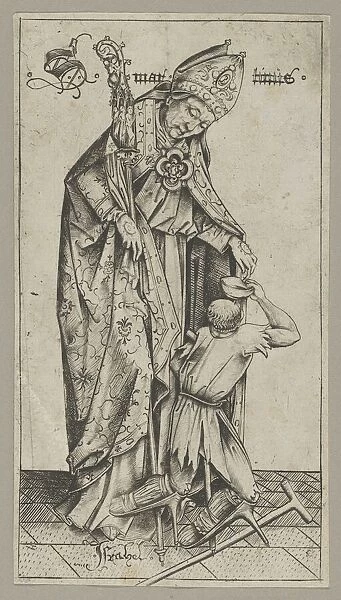 Saint Martin, . n. d. Creator: Israhel van Meckenem