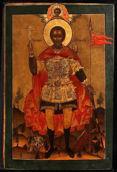 Saint Martyr John the Warrior, End of 17th cen Artist: Russian icon