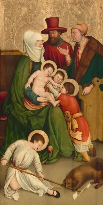 Framed Print : Saint Mary Cleophas and Her Family, c. 1520 / 1528. Creator: Bernhard Strigel Framed Print : Saint Mary Cleophas and Her Family, c. 1520 / 1528. Creator: Bernhard Strigel