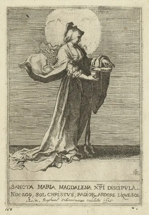 Framed Print : Saint Mary Magdalene, 1605. Creator: Raffaello Schiaminossi Framed Print : Saint Mary Magdalene, 1605. Creator: Raffaello Schiaminossi