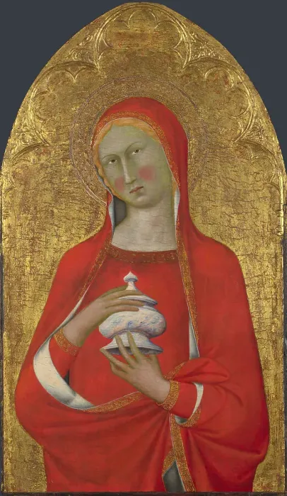 Framed Print : Saint Mary Magdalene, c.1350. Creator: Master of the Madonna of the Palazzo Venezia (active 1340-1360) Framed Print : Saint Mary Magdalene, c.1350. Creator: Master of the Madonna of the Palazzo Venezia (active 1340-1360)