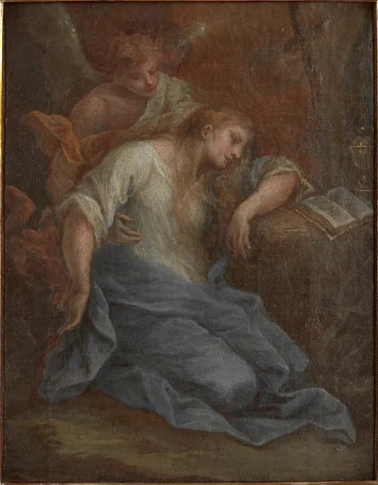Framed Print : Saint Mary Magdalene in Ecstasy, c1750. Creator: Szymon Czechowicz Framed Print : Saint Mary Magdalene in Ecstasy, c1750. Creator: Szymon Czechowicz