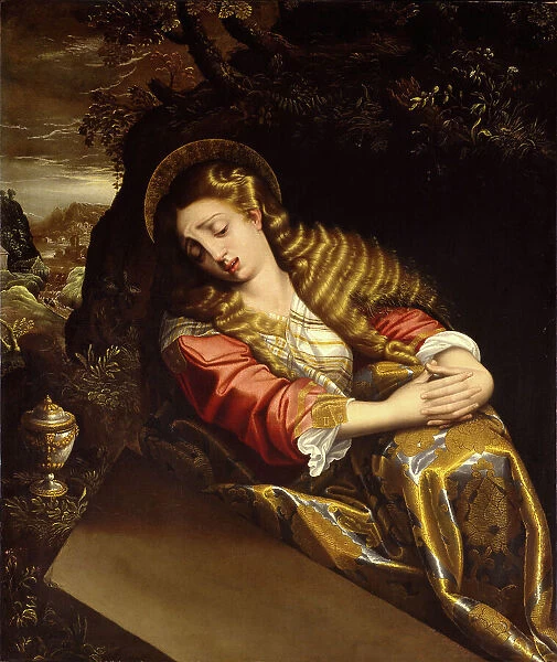 Saint Mary Magdalene at the Tomb, c. 1550-1600. Creator: Anonymous