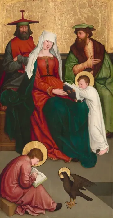 Framed Print : Saint Mary Salome and Her Family, c. 1520 / 1528. Creator: Bernhard Strigel Framed Print : Saint Mary Salome and Her Family, c. 1520 / 1528. Creator: Bernhard Strigel