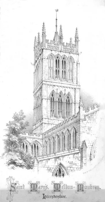 Framed Print : Saint Marys, Melton-Mowbray. Leicestershire, c1850s. Artist: Day & Son Framed Print : Saint Marys, Melton-Mowbray. Leicestershire, c1850s. Artist: Day & Son