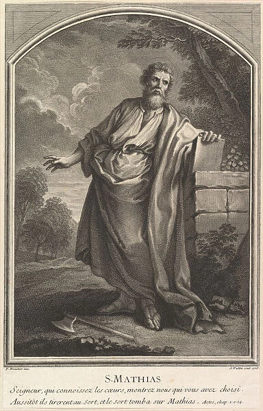 Saint Mathias, 1726. Creator: Simon Vallee