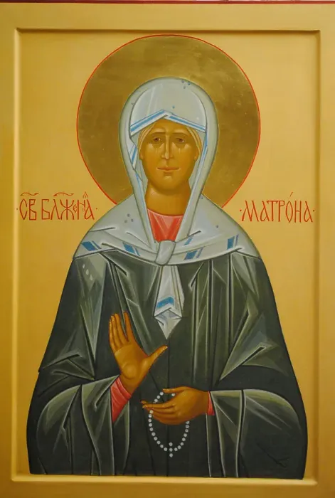 Framed Print : Saint Matrona of Moscow, 20th century. Artist: Russian icon Framed Print : Saint Matrona of Moscow, 20th century. Artist: Russian icon
