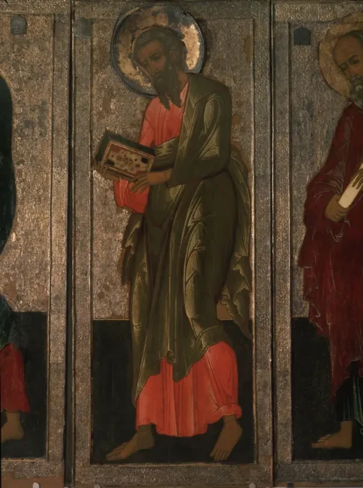 Framed Print : Saint Matthew the Apostle (From the Deesis range), 16th century. Artist: Russian icon Framed Print : Saint Matthew the Apostle (From the Deesis range), 16th century. Artist: Russian icon