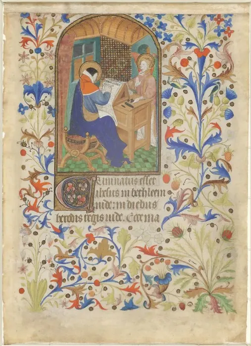 Framed Print : Saint Matthew, c. 1425 / 1435. Creator: Unknown Framed Print : Saint Matthew, c. 1425 / 1435. Creator: Unknown