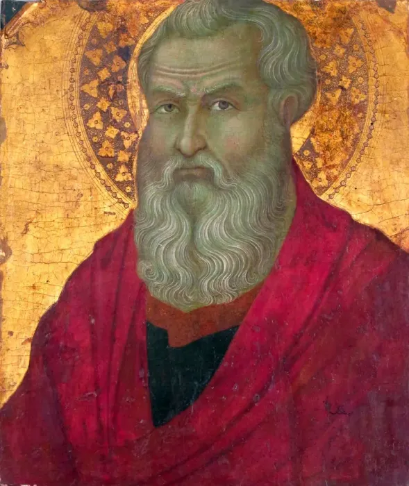 Framed Print : Saint Matthew, ca. 1330-1335. Creator: Ugolino da Siena Framed Print : Saint Matthew, ca. 1330-1335. Creator: Ugolino da Siena