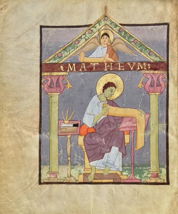 Framed Print : Saint Matthew, shortly after 1053. Creator: Unknown Framed Print : Saint Matthew, shortly after 1053. Creator: Unknown