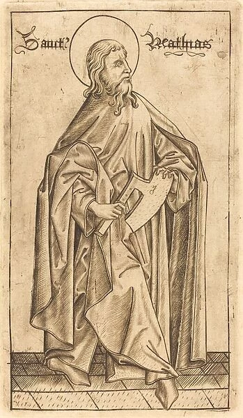 Saint Matthias (?), c. 1470  /  1480. Creator: Israhel van Meckenem