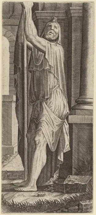 Framed Print : Saint Matthias (?), c. 1548. Creator: Lambert Suavius Framed Print : Saint Matthias (?), c. 1548. Creator: Lambert Suavius