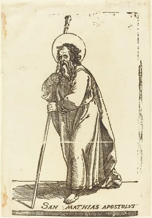 Framed Print : Saint Matthias. Creator: Jacques Stella Framed Print : Saint Matthias. Creator: Jacques Stella