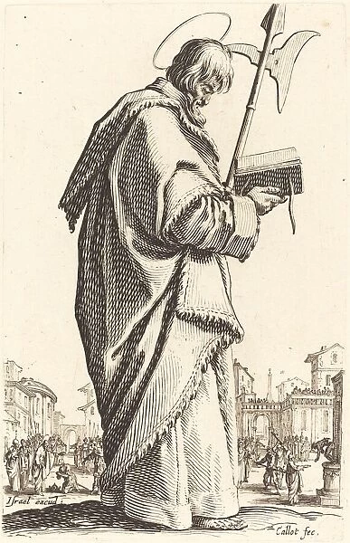 Saint Matthias, published 1631. Creator: Jacques Callot